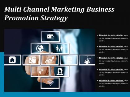 Multi channel marketing business promotion strategy