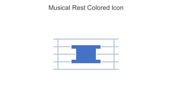 Musical Rest Colored Icon In Powerpoint Pptx Png And Editable Eps Format