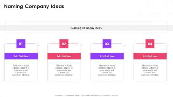 Naming Company Ideas In Powerpoint And Google Slides Cpb