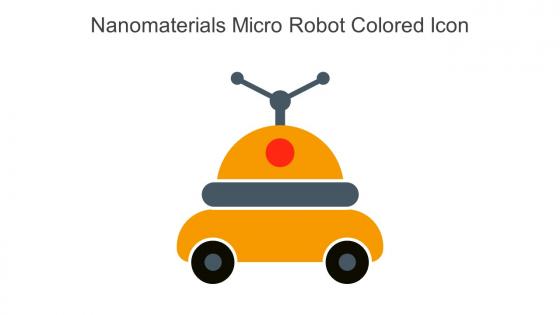 Nanomaterials Micro Robot Colored Icon In Powerpoint Pptx Png And Editable Eps Format