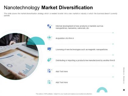 Nanotechnology market diversification importing ppt powerpoint presentation inspiration brochure