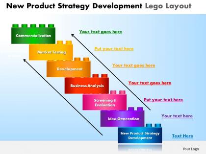 New product strategy development lego layout powerpoint slides and ppt templates db