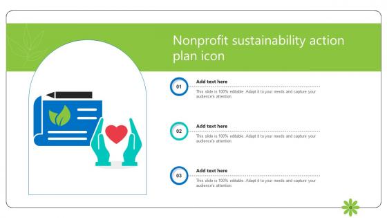 Nonprofit Sustainability Action Plan Icon