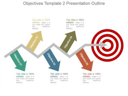 Objectives template 2 presentation outline