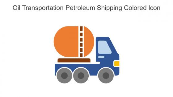 Oil Transportation Petroleum Shipping Colored Icon In Powerpoint Pptx Png And Editable Eps Format