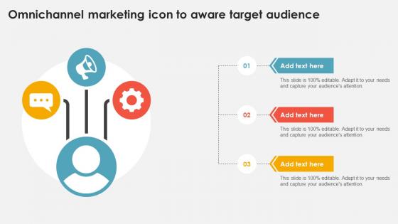 Omnichannel Marketing Icon To Aware Target Audience