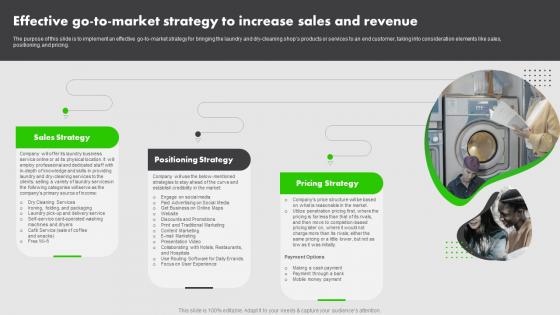 On Demand Laundry Business Plan Effective Go To Market Strategy To Increase Sales And Revenue BP SS