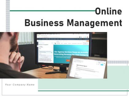 Online Business Management Marketing Working Framework Successful Resources Information Strategy