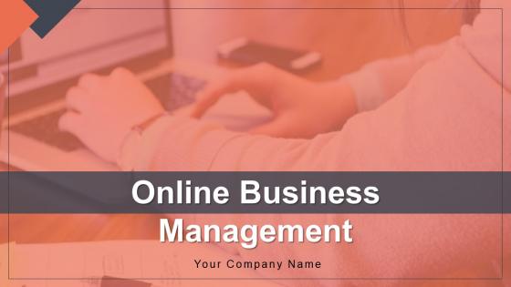 Online business management powerpoint presentation slides