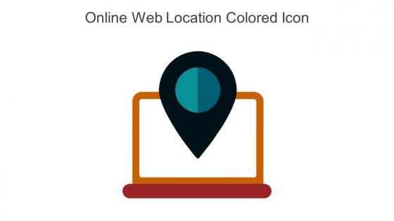 Online Web Location Colored Icon In Powerpoint Pptx Png And Editable Eps Format