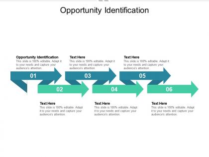 Opportunity identification ppt powerpoint presentation show objects cpb