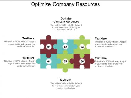 Optimize company resources ppt powerpoint presentation ideas rules cpb