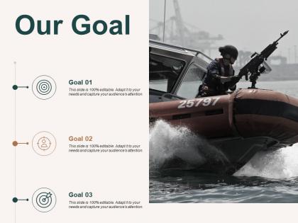 Our goal arrows success c487 ppt powerpoint presentation show background