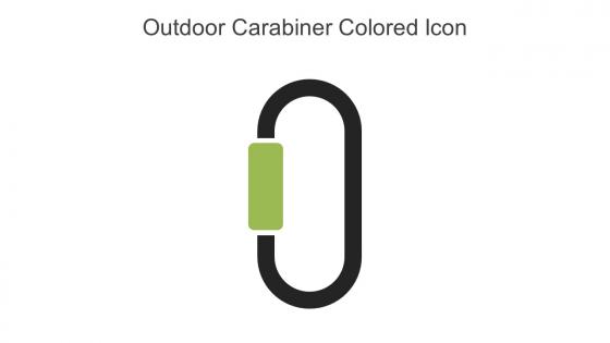 Outdoor Carabiner Colored Icon In Powerpoint Pptx Png And Editable Eps Format