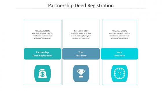 Partnership deed registration ppt powerpoint presentation styles graphic images cpb