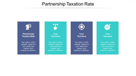 Partnership taxation rate ppt powerpoint presentation portfolio inspiration cpb