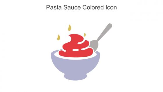 Pasta Sauce Colored Icon In Powerpoint Pptx Png And Editable Eps Format