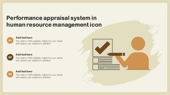 Performance Appraisal System In Human Resource Management Icon