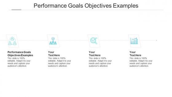 Performance goals objectives examples ppt powerpoint presentation ideas designs cpb