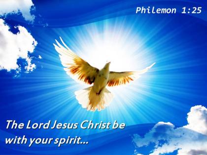 Philemon 1 25 the lord jesus christ powerpoint church sermon