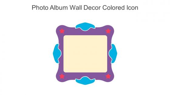 Photo Album Wall Decor Colored Icon In Powerpoint Pptx Png And Editable Eps Format