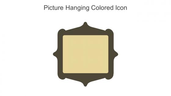 Picture Hanging Colored Icon In Powerpoint Pptx Png And Editable Eps Format