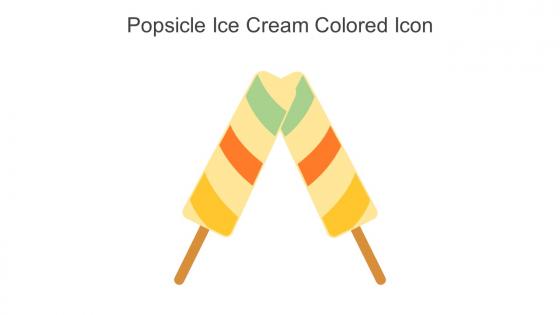 Popsicle Ice Cream Colored Icon In Powerpoint Pptx Png And Editable Eps Format