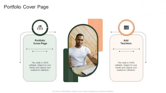 Portfolio Cover Page In Powerpoint And Google Slides Cpb