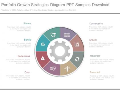 Portfolio growth strategies diagram ppt samples download