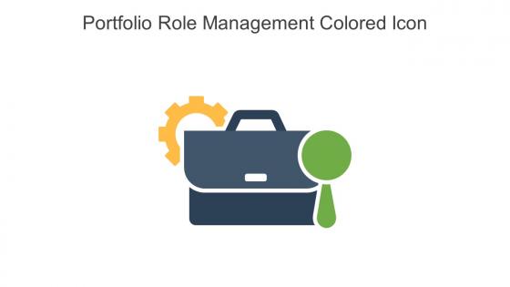 Portfolio Role Management Colored Icon In Powerpoint Pptx Png And Editable Eps Format