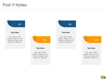 Post it notes creating logistics value proposition company ppt ideas graphic tips