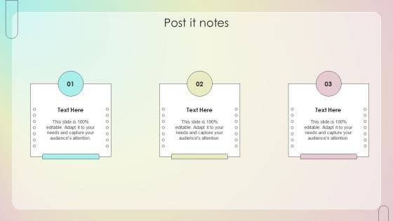 Post It Notes Customer Onboarding Journey Process And Strategies Ppt Sample