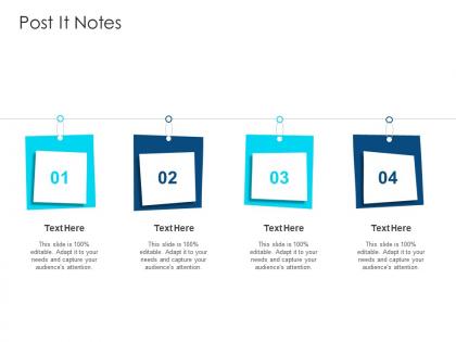 Post it notes drug discovery development concepts elements ppt file information