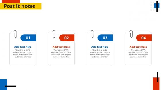 Post It Notes Key Account Management Assessment Process In The Company