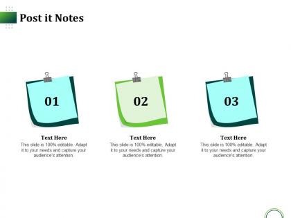 Post it notes r618 ppt powerpoint presentation portfolio diagrams