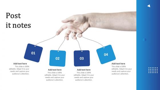 Post It Notes Streamlining HR Recruitment Process With Effective Strategies Ppt Clipart