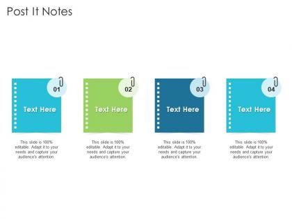 Post it notes techniques reduce customer onboarding time ppt file graphics