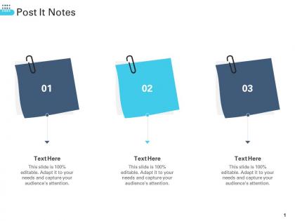 Post it notes transforming human resource ppt themes