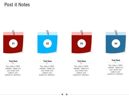 Post it notes warehousing logistics ppt themes