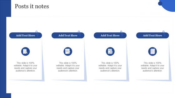 Posts It Notes Porters Generic Strategies For Targeted And Narrow Customer Segment