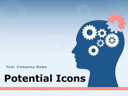 Potential Icons Market Gear Arrows Energy Cloud