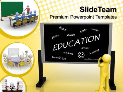 Powerpoint templates download education blackboard future diagram ppt slides