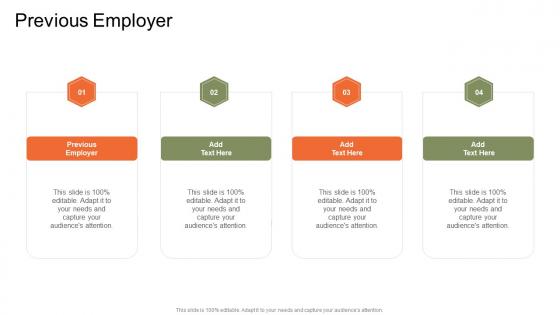 Previous Employer In Powerpoint And Google Slides Cpb