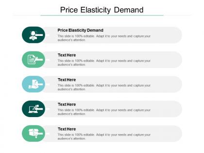 Price elasticity demand ppt powerpoint presentation pictures objects cpb