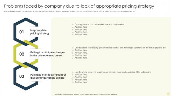 Problems Faced By Company Due To Lack Of Appropriate Pricing Strategy