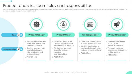 Product Analytics Team Enhancing Business Insights Implementing Product Data Analytics SS V