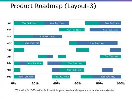 Product roadmap ppt styles example topics