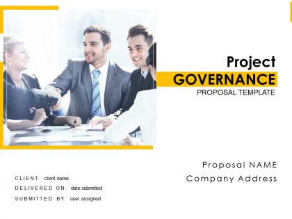 Project governance proposal template powerpoint presentation slides