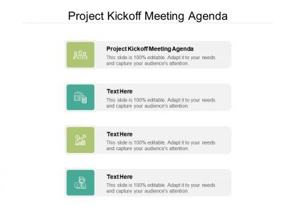 Project kickoff meeting agenda ppt powerpoint presentation ideas graphics cpb