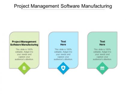 Project management software manufacturing ppt powerpoint outline templates cpb